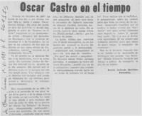 Oscar Castro en el tiempo