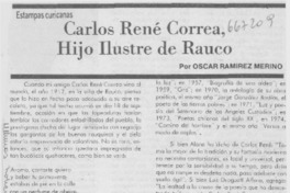 Carlos René Correa, Hijo Ilustre de Rauco