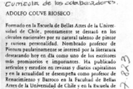 Adolfo Couve Rioseco.