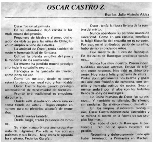 Oscar Castro Z.