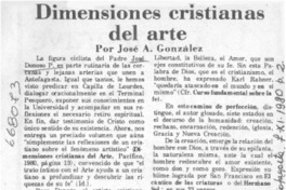 Dimensiones cristianas del arte