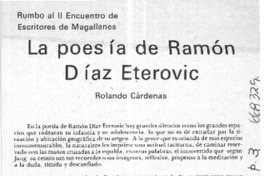 La Poesía de Ramón Díaz Eterovic