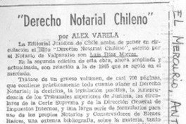 Derecho notarial chileno"