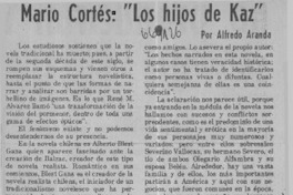 Mario Cortés: "Los hijos de Kaz"