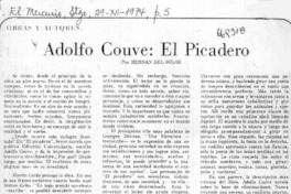 Adolfo Couve, el picadero  [artículo] Hernán del Solar.