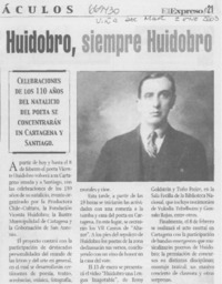 Celebran 110 años de natalicio de poeta Vicente Huidobro.