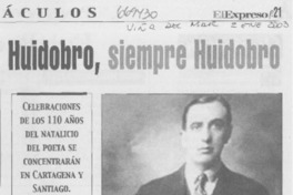Celebran 110 años de natalicio de poeta Vicente Huidobro.