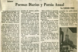 Poemas diarios y poesia anual