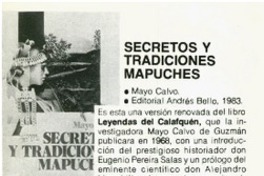 Secretos y tradiciones mapuches