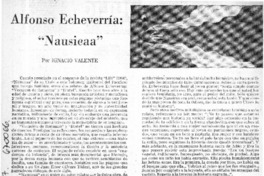 Alonso Echeverría: "Nausicaa"