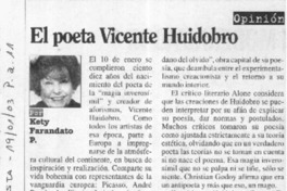 El poeta Vicente Huidobro