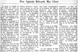 Don Agustín Edwards Mac Clure