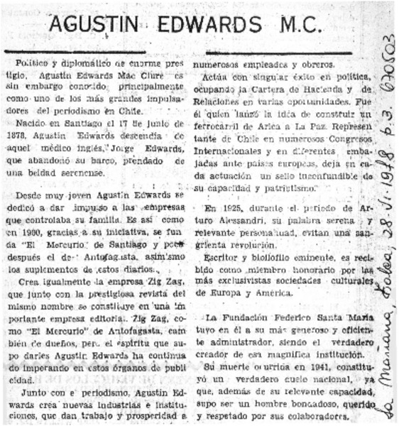 Agustín Edwards M.C.
