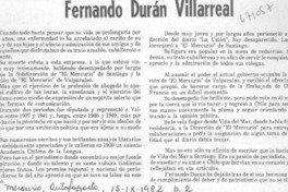 Fernando Durán Villarreal.