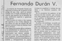 Fernando Durán V.