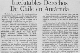 Irrefutables derechos de Chile en Antártida