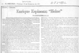 Enrique Espinoza, "Heine"