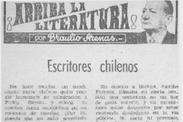 Escritores chilenos