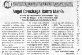 Angel Cruchaga Santa María.