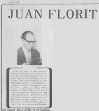 Juan Florit.