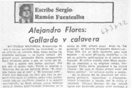 Alejandro Flores: Gallardo y calavera