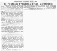 El profesor Francisco Frías Valenzuela.