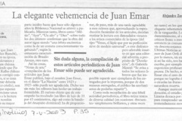 La elegante vehemencia de Juan Emar