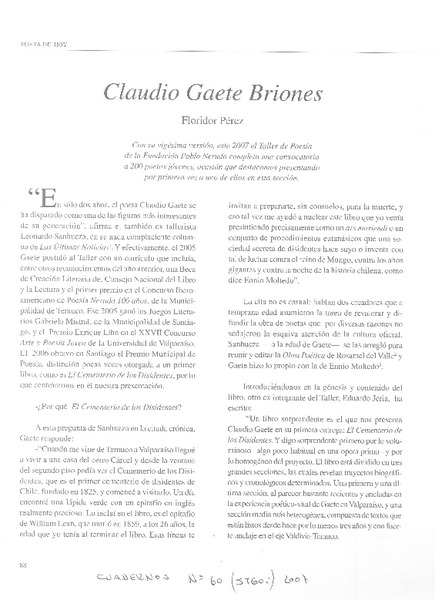 Claudio Gaete Briones