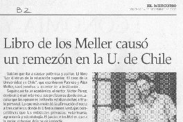 Libro de los Meller causó un remezón en la U. de Chile