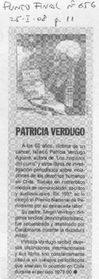 Patricia Verdugo