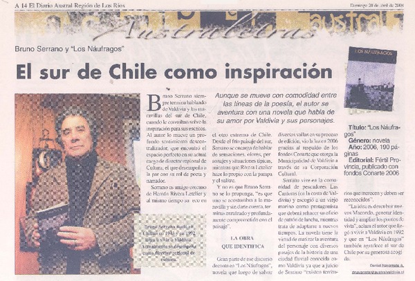El sur de Chile como inspiración