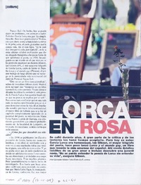 Lorca en rosa (entrevista)