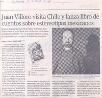 Juan Villoro visita Chile y lanza libro de cuentos sobre estereotipos mexicanos