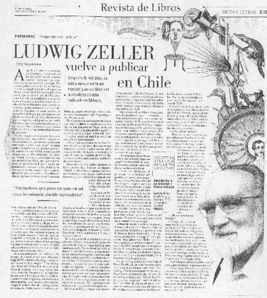 Ludwig Zeller vuelve a publicar en Chile (entrevista)