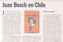 Juan Bosch en Chile