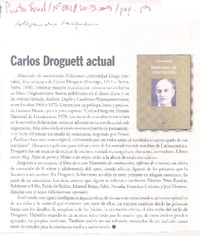 Carlos Droguett actual