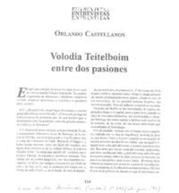 Volodia Teitelboim entre dos pasiones (entrevista)