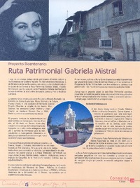 Ruta patrimonial Gabriela Mistral