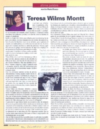 Teresa Wilms Montt