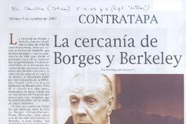 La cercanía de Borges y Berkeley