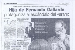 Hija de Fernando Gallardo protagoniza el escandalo del verano