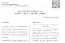El refugio poético de María Isabel Lara Millapán