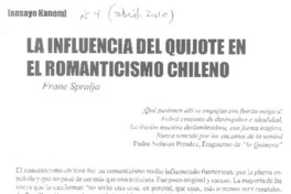 La influencia del Quijote en el romanticismo chileno