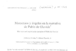 Monstruos y ángeles en la narrativa de Pablo de Olavide