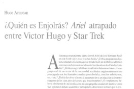 ¿Quién es Enjorlás? Ariel atrapado entre Víctor Hugo y Star Trek