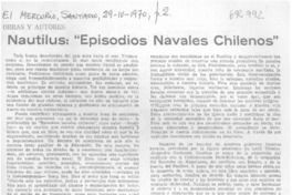Nautilus: "Episodios navales chilenos"