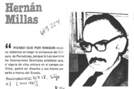 Hernán Millas.