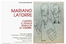Mariano Latorre, cuando el paisaje desplaza al hombre.