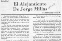 El alejamiento de Jorge Millas