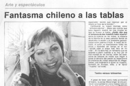 Fantasma chileno a las tablas
